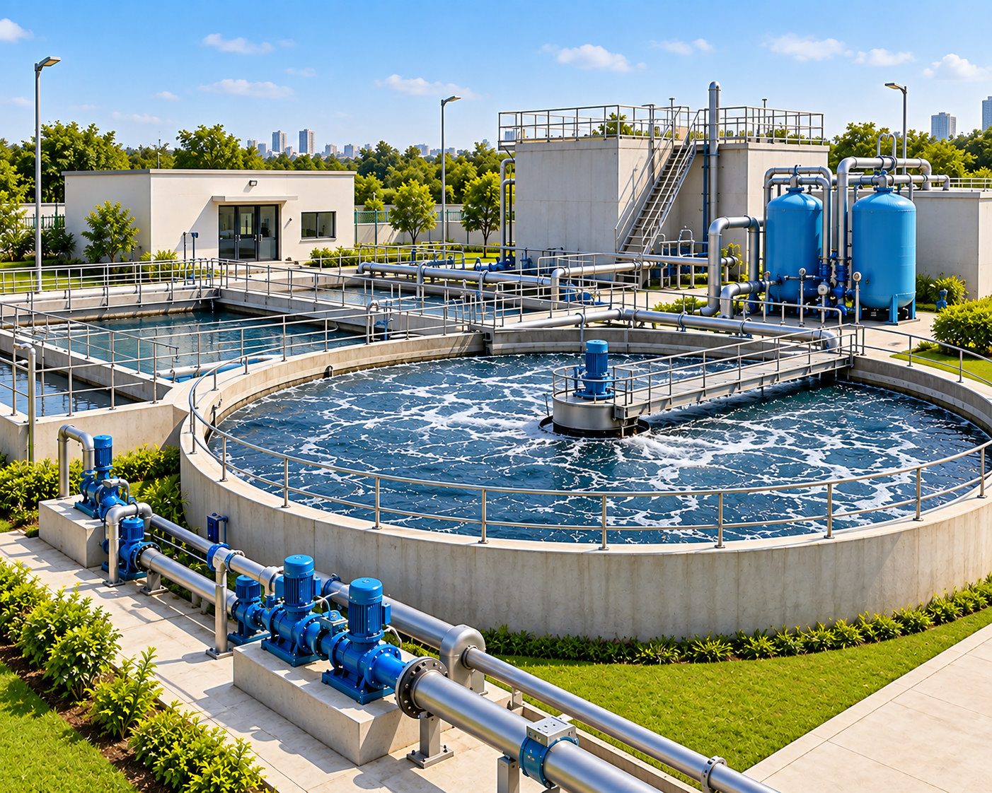 Sewage treatment plant (STP) by Jaljiwan for Delhi NCR societies and hotels
