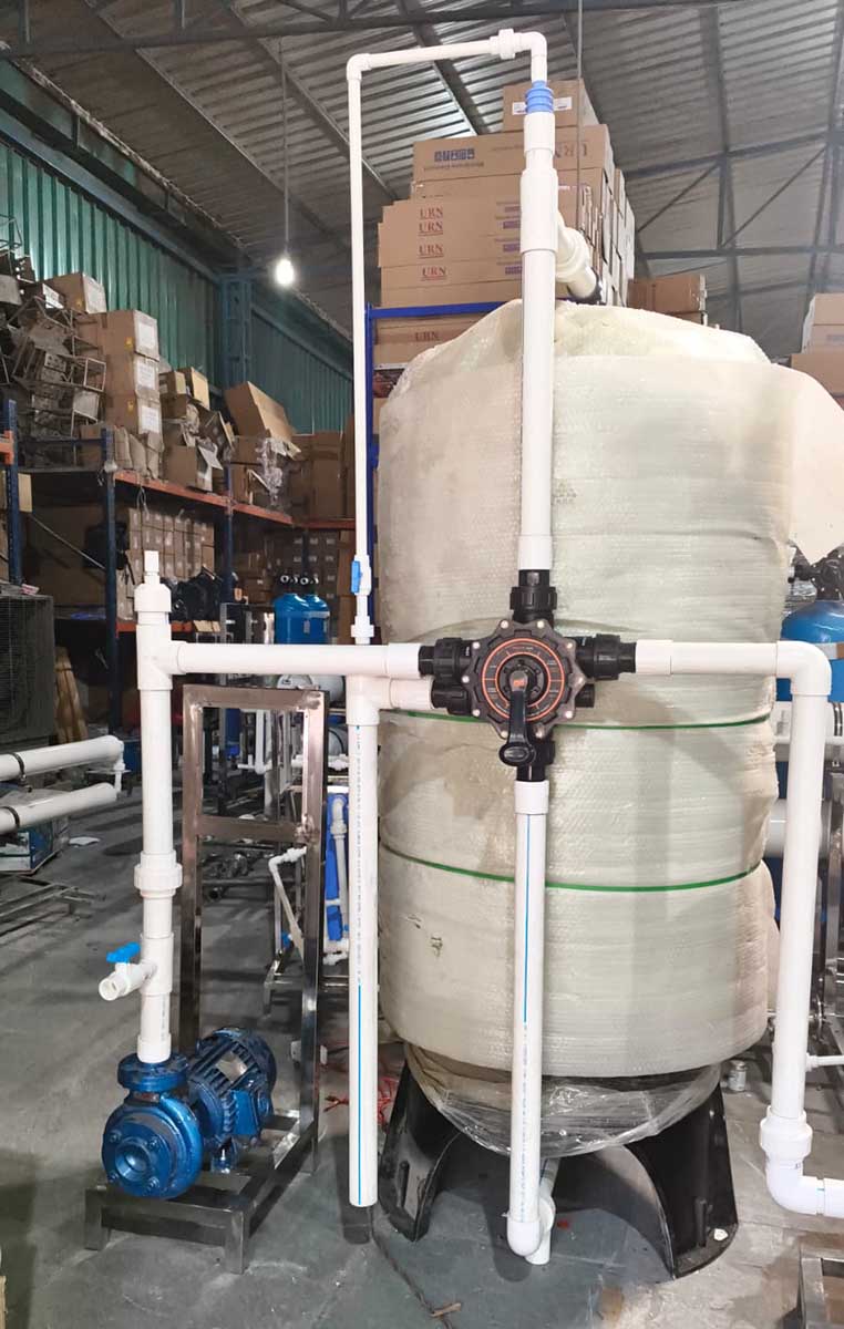 Industrial water softener plant by Jaljiwan for hard water in Delhi NCR